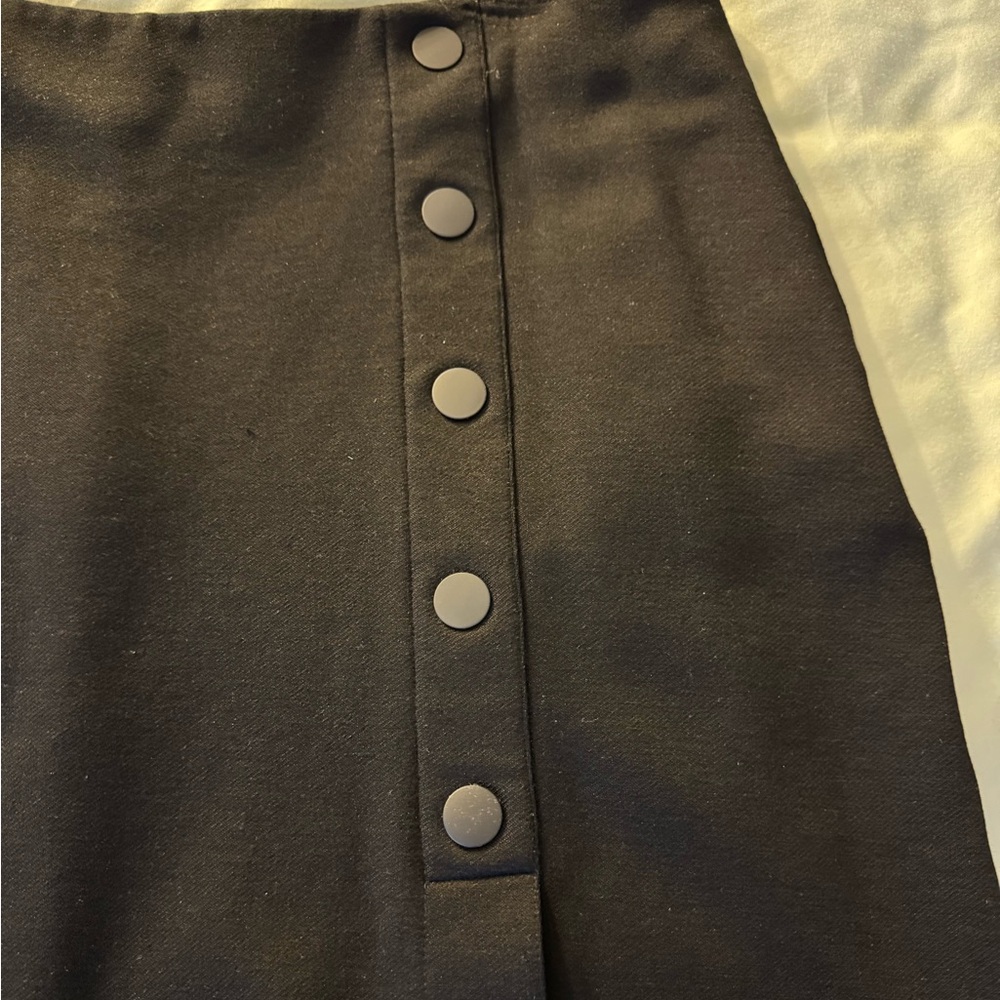 Cabi Utility Skirt. Black ponte knit. Size 16. - Picture 3 of 6